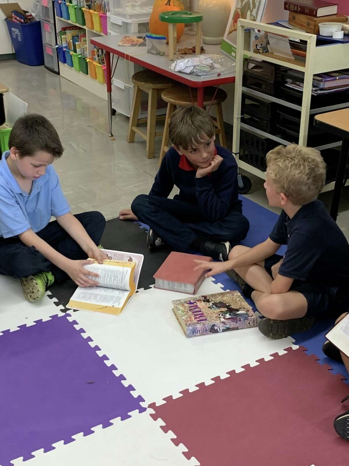 Manistee Catholic Central students participate in Bring Your Bible to