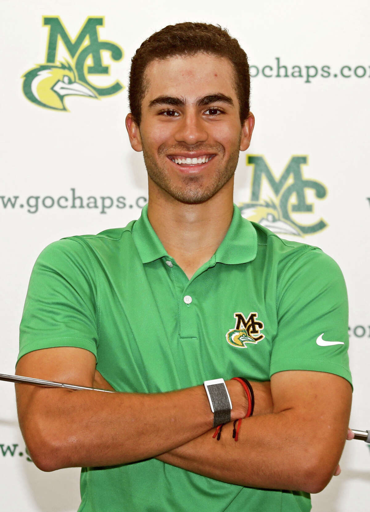 Midland College golfer Angel Guerra