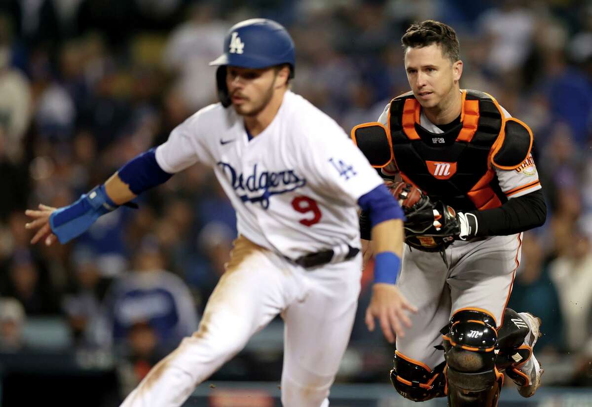 San Francisco Giants' Jarlin Garcia pitches against the Los Angeles Dodgers  during the eighth inning of Game 2 of a baseball National League Division  Series Saturday, Oct. 9, 2021, in San Francisco. (