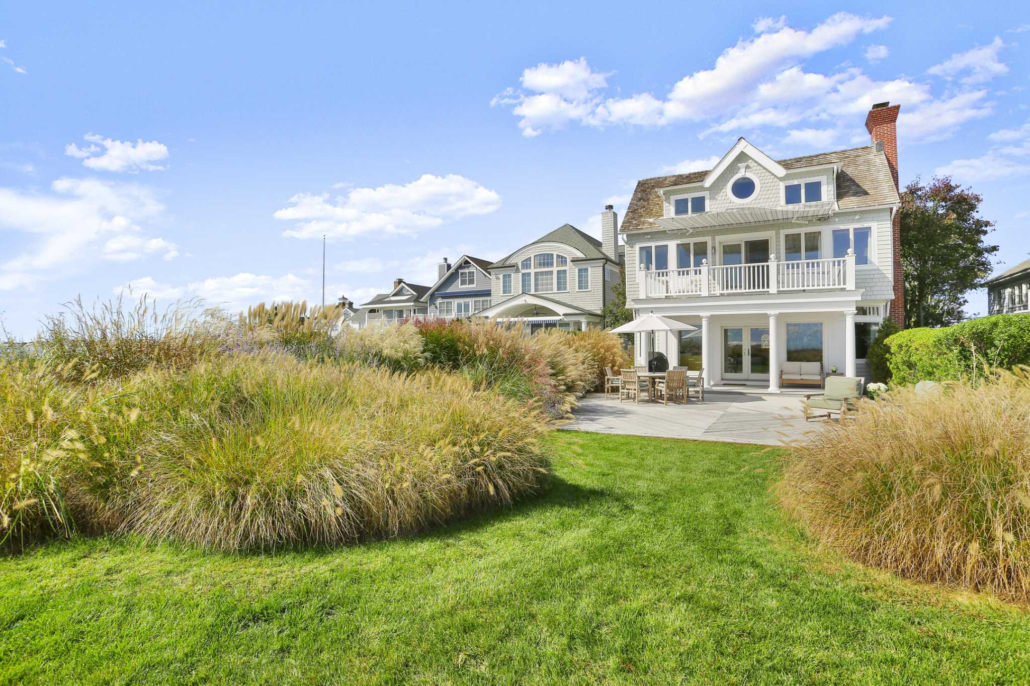 Waterfront Fairfield home comes with a private beach