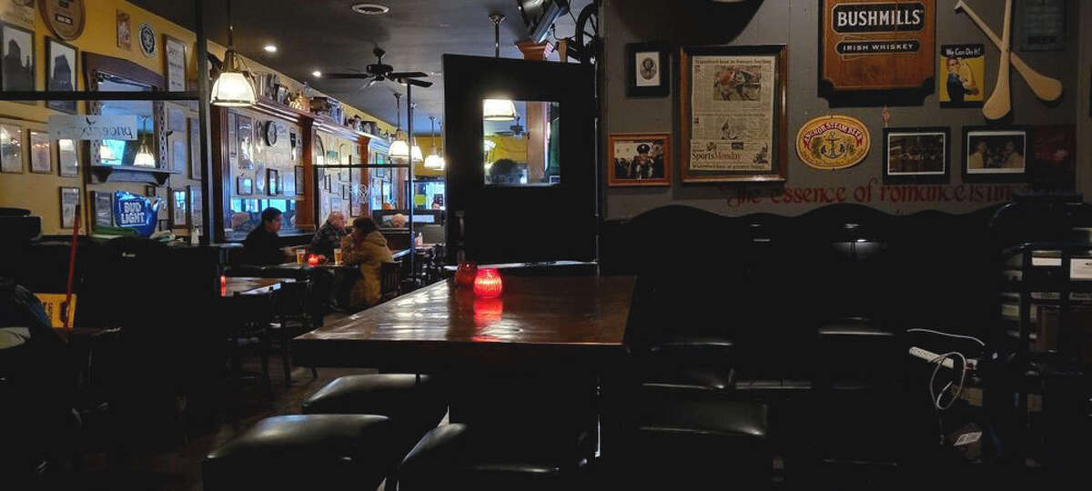 The interior of Phoenix Irish Bar in the Mission, in San Francisco, Calif.