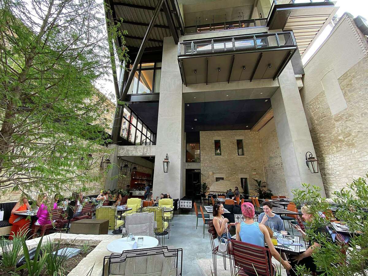 Domingo Restaurante at the Canopy by Hilton San Antonio Riverwalk hotel features Mexican and Southwestern dishes and a full bar.