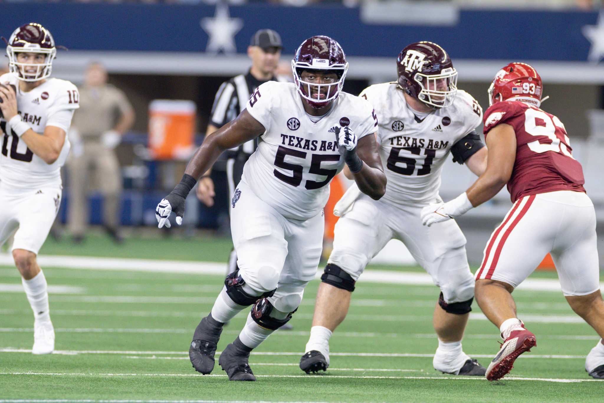 Texas A&M LT Kenyon Green discusses Aggies' spring game - Good Bull Hunting