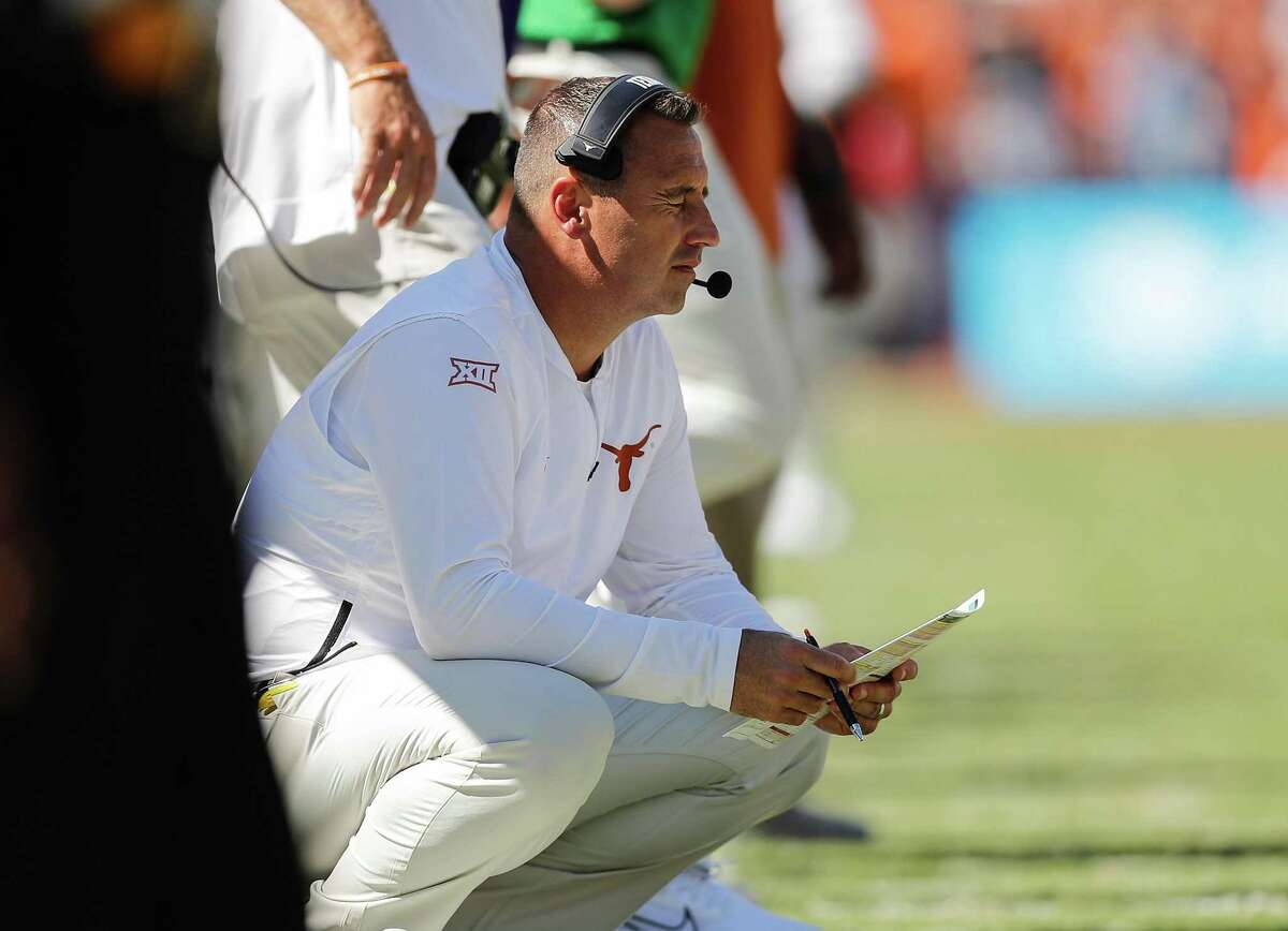 Steve Sarkisian and Texas led Oklahoma 38-20 at halftime Oct. 9 in the Red River Showdown, but lost 55-48 after long-dormant issues such as poor tackling resurfaced in the second half.