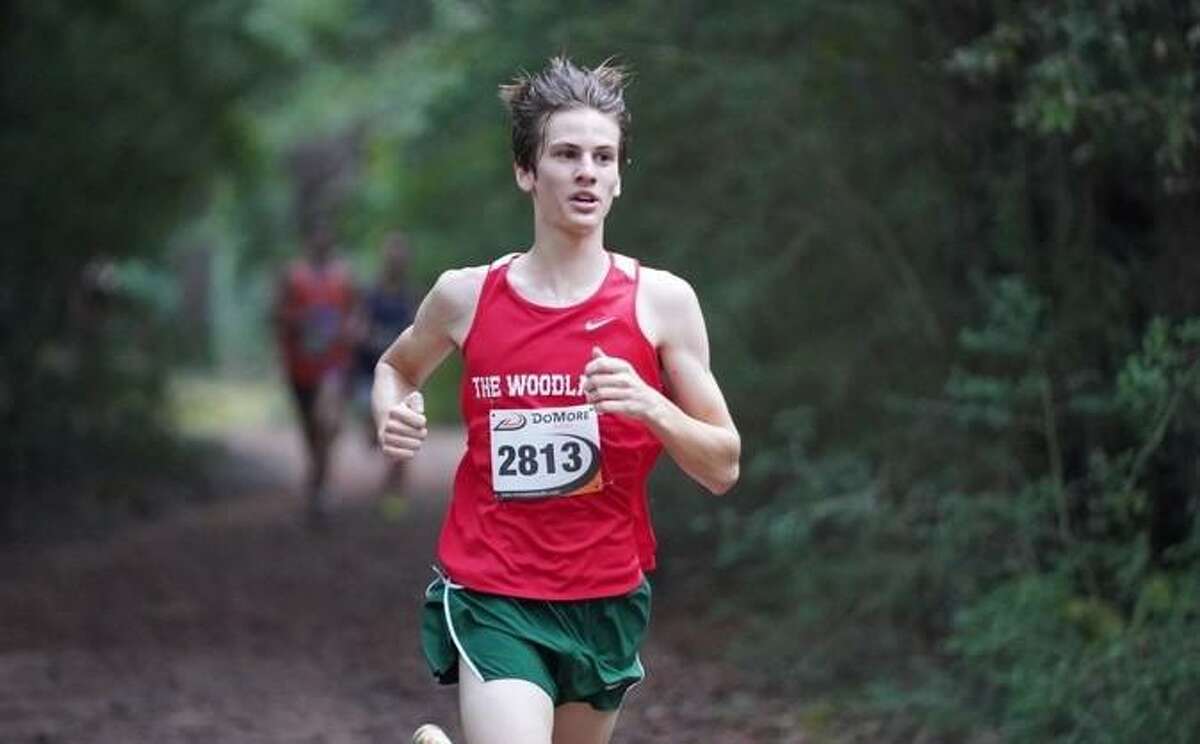 The Woodlands' Kyle Easton won the District 13-6A individual championship on Friday, Oct. 15, 2021 at Misty Meadows Camp in Conroe.