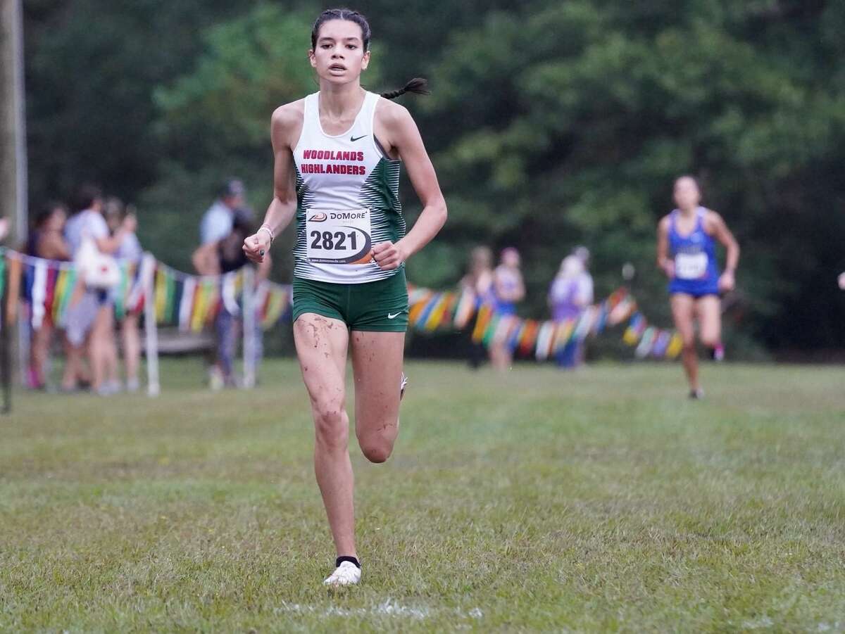 The Woodlands' Penelope Gracey won the District 13-6A individual championship Friday, Oct. 15, 2021 at Misty Meadows Camp in Conroe.