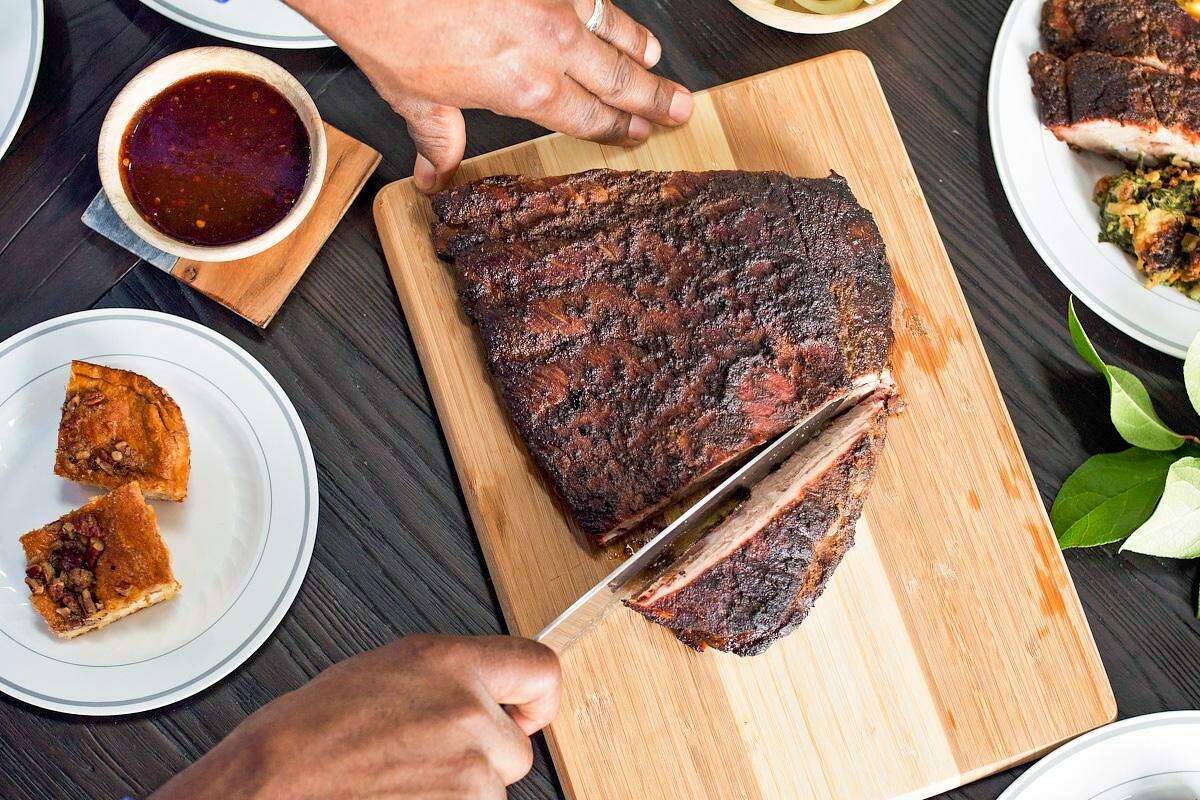 Fainmous BBQ, 1201 Oliver, is one of over 50 black-owned restaurants participating in Houston Black Restaurant Week 2020, July 10-19.