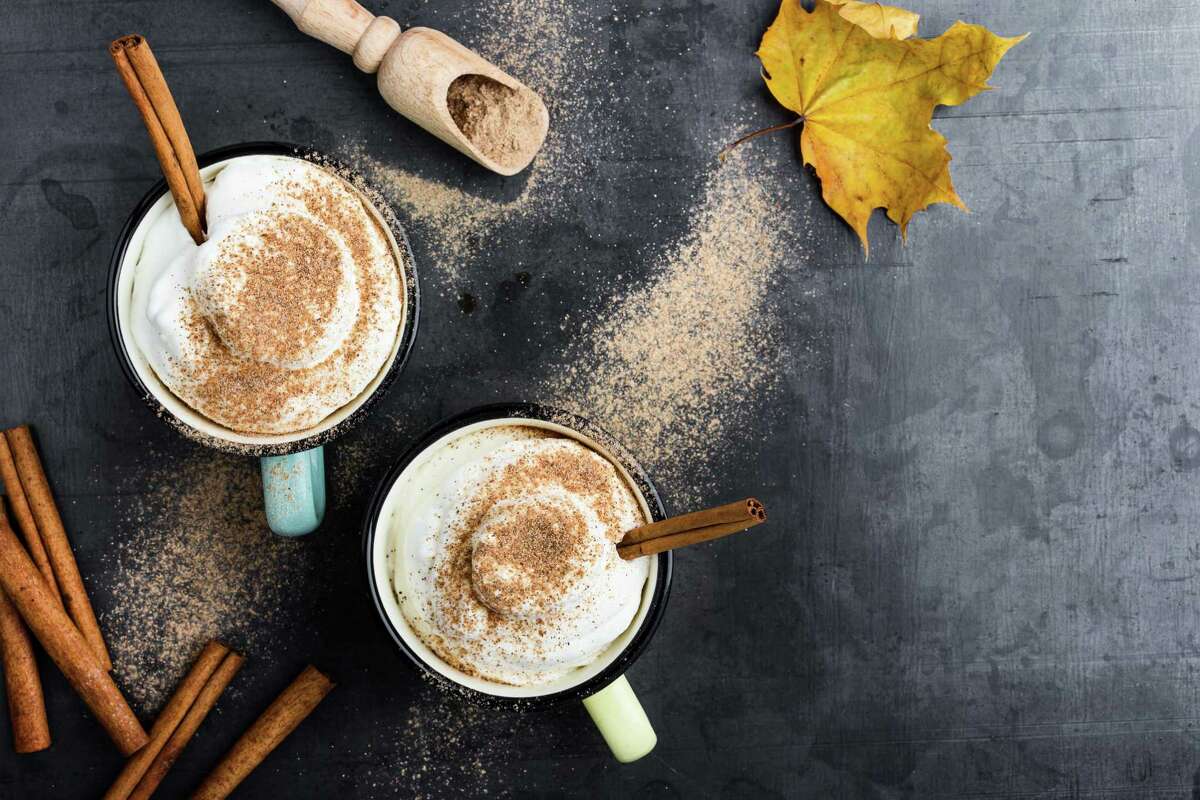 It’s easy to add pumpkin spice flair to coffee or hot chocolate at home.