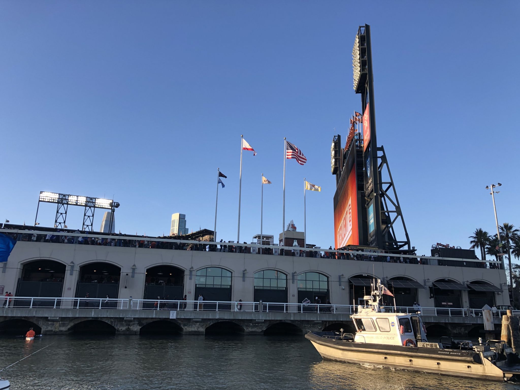 I went to McCovey Cove for the Giants’ NLDS finale