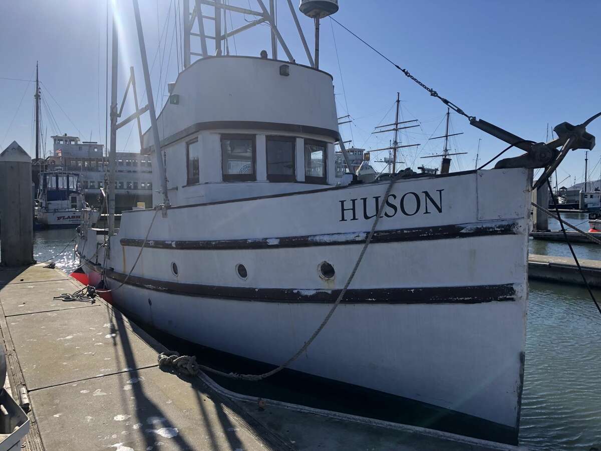 The F/V Huson, a 100-year-old salmon fishing vessel. 