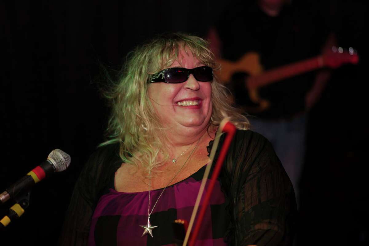 Musicians are gathering for a “Jam For Erica,” benefit concert for Newtown blues violinist Erica Schwichtenberg at the NewSylum Brewery Company business in Newtown from 1 to 5 p.m., on Sunday. She is also a rock violinist, and a singer. She is previously shown at a concert wearing sunglasses.