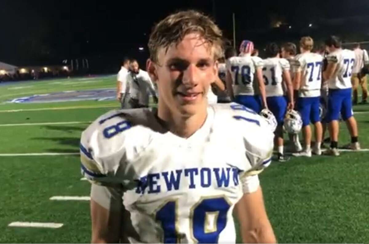 Newtown's Caleb Smith scored two touchdowns in the team's win over Bunnell Friday.