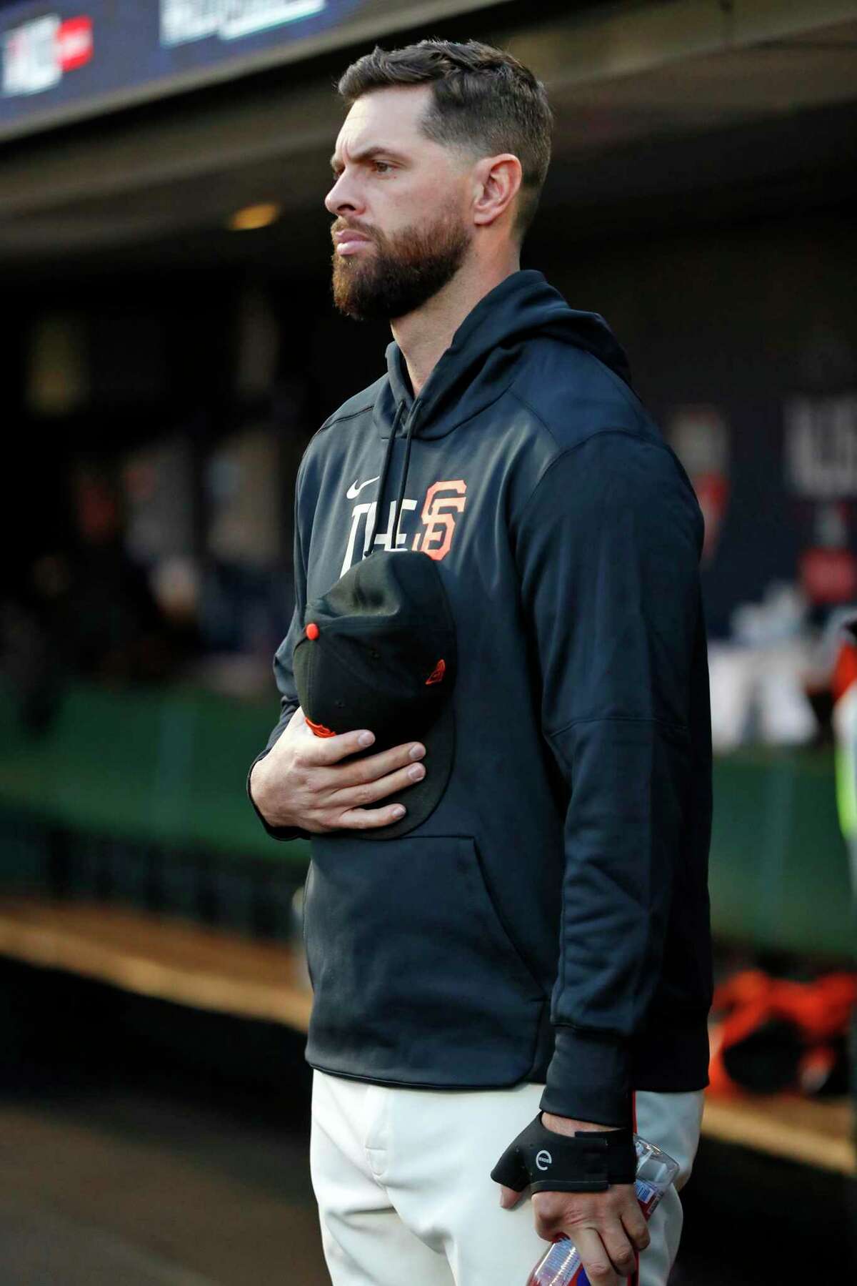 Brandon Belt played in only 97 games for the Giants this season — and missed the NLDS with a broken thumb — but his 29 home runs in those games might have made his price tag too high for the Giants.