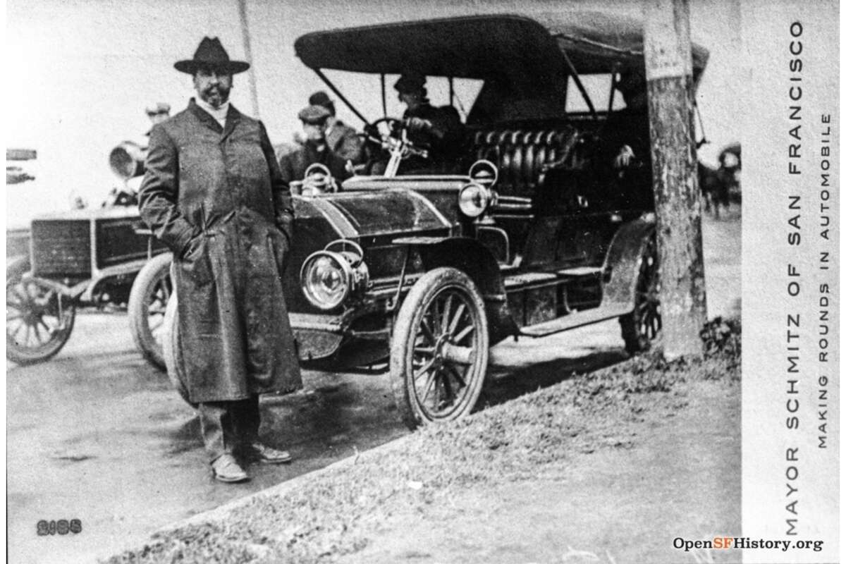 San Francisco mayor Eugene E. Schmitz is pictured in 1906.  