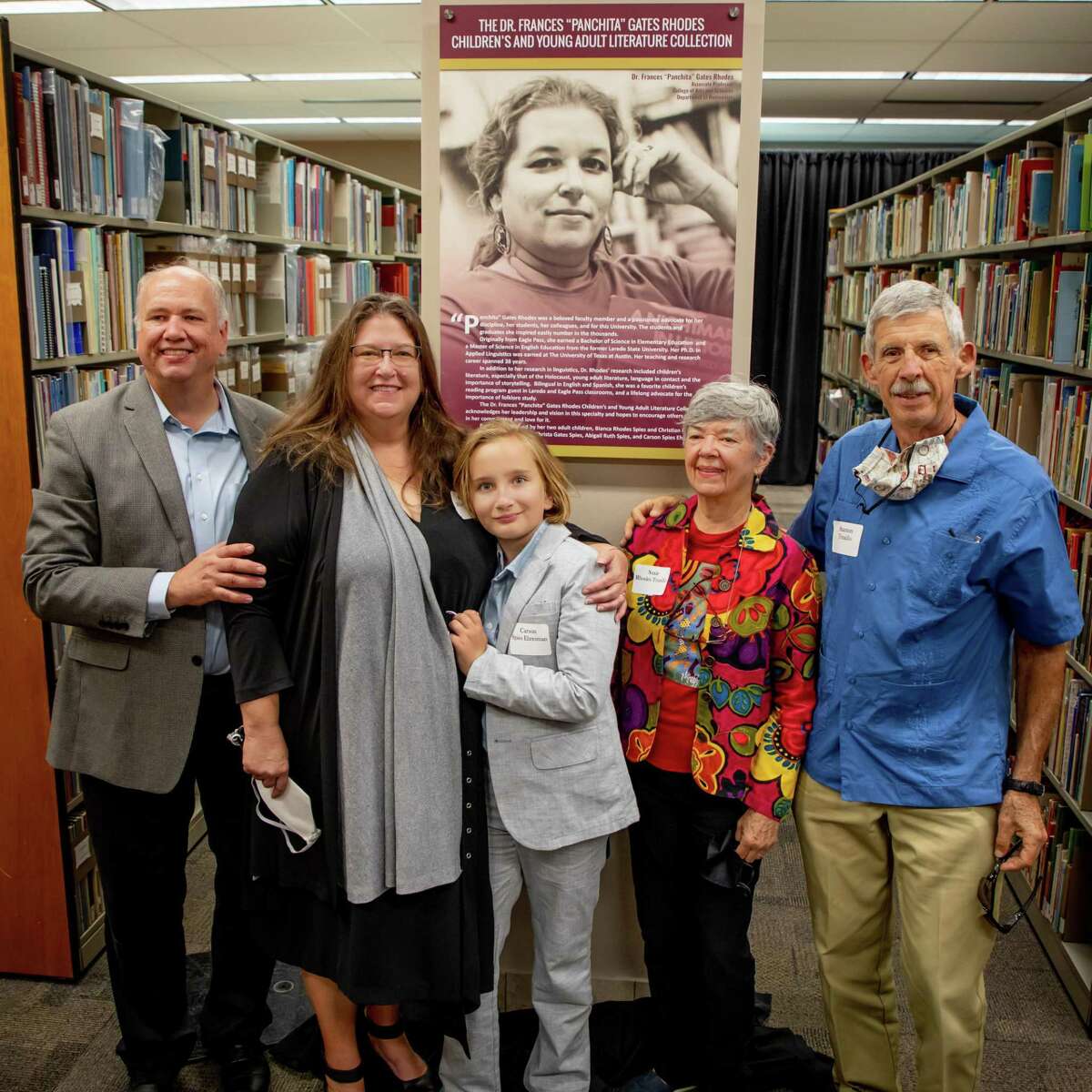 TAMIU unveiled the Dr. Frances “Panchito” Gates Rhodes Children’s and Young Adult Literature collection on Friday, that holds over 15,600 books.