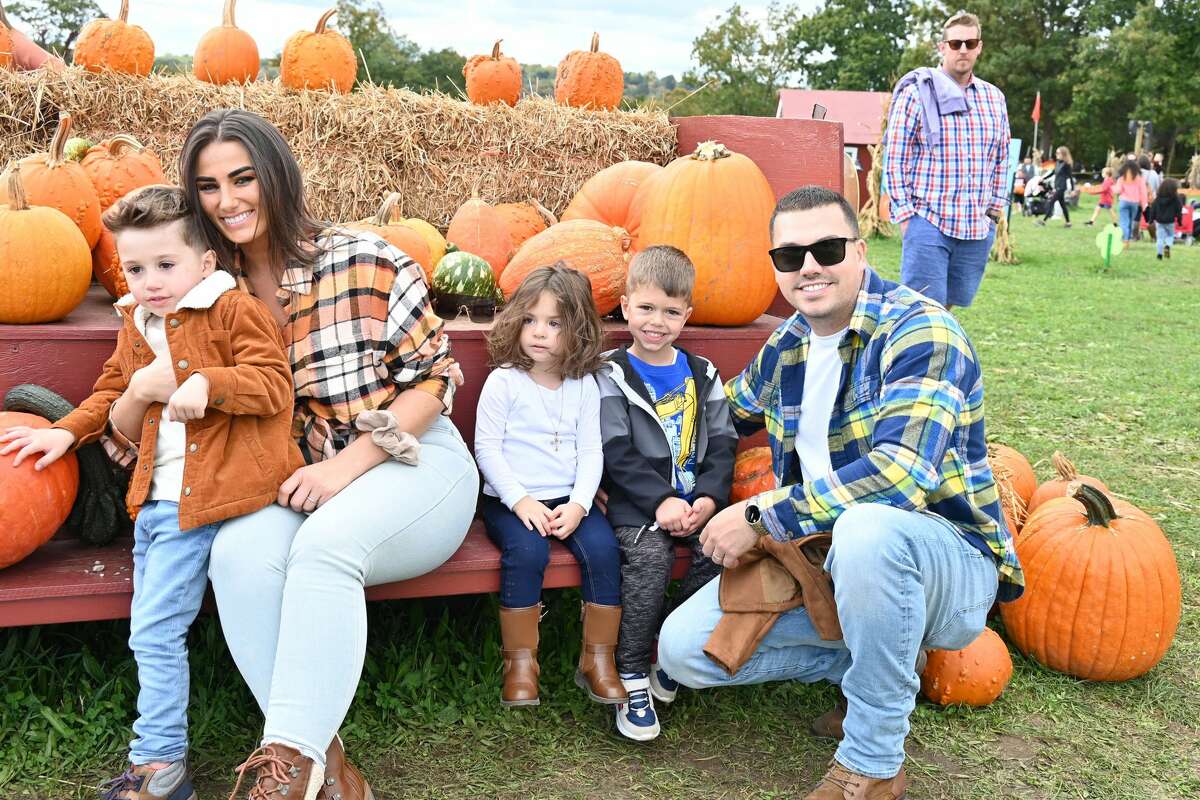 Guests picked their own pumpkins at Jones Family Farms in Shelton, Conn. on Sunday, Oct. 17, 2021. The farm also offered hayrides, corn mazes and fresh apples at its Market Yard. Were you SEEN?