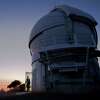 2010年8月，太阳在圣何塞汉密尔顿山上的利克天文台落下。