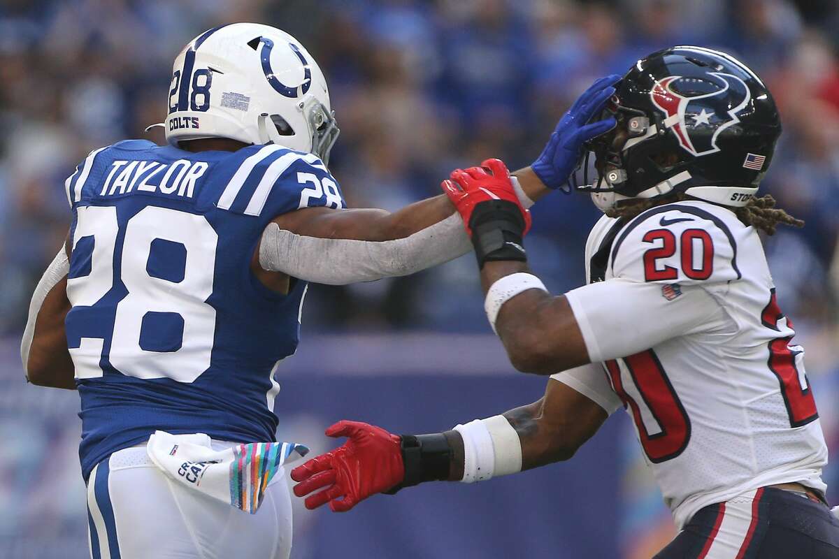 Safety Justin Reid will be back in the Texans' lineup Sunday and they'll have their hands full with the Colts' Jonathan Taylor, who leads the NFL in rushing.