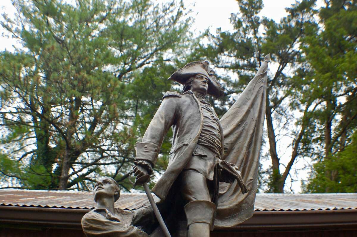 Baron Friedrich Wilhelm von Steuben statue: After being on display during the 1904 World's Fair, this statue had several owners before making its way to another large St. Louis park — Tower Grove. The statue has been moved to a more secure area of the park so it can be under watchful eyes as it has been broken, vandalized and nearly stolen over the years. 