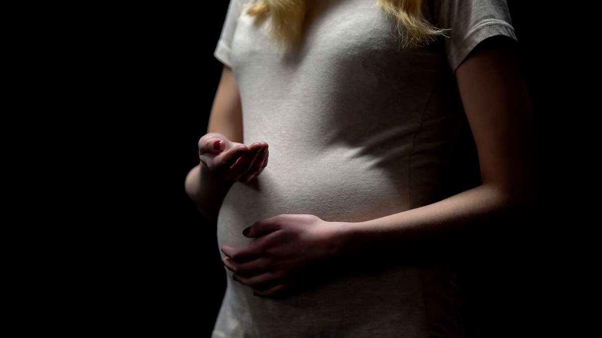 FILE — Pictured is a pregnant female.