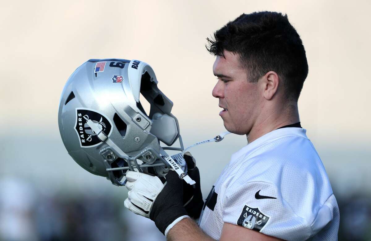 Adding rookie center Jimmy Morrissey from the Raiders' practice squad will give the Texans more depth at the position with starter Justin Britt injured.