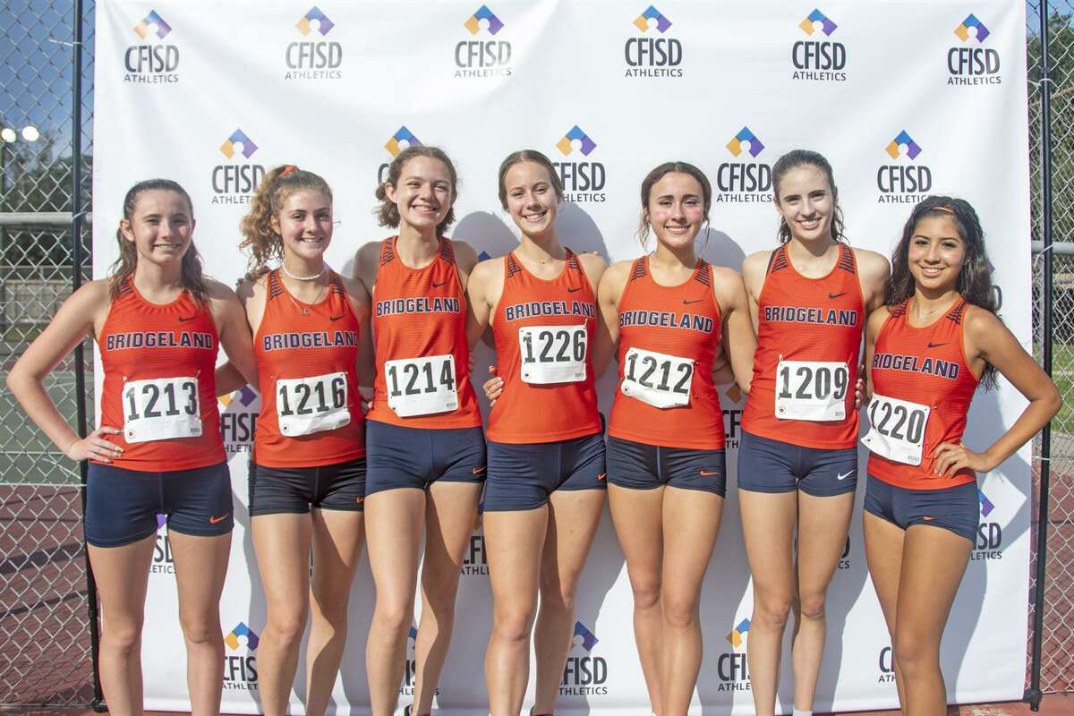 The Bridgeland High School girls’ cross country team won the District 16-6A title on Oct. 15 at Spring Creek Park. The Bears previously won two consecutive District 14-6A titles in 2018 and 2019, respectively, and the 16-6A in 2020 to make this year’s title the fourth straight team championship.