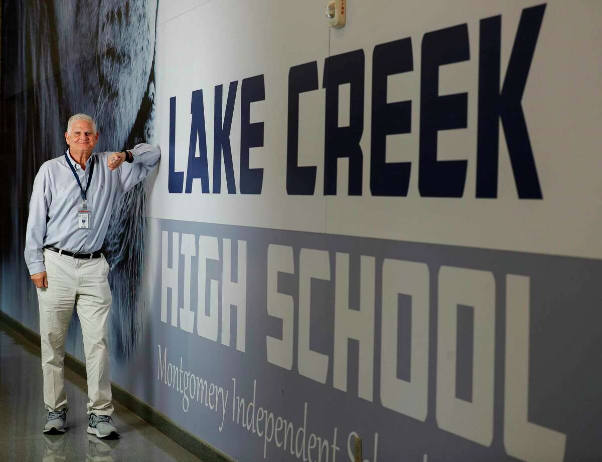 After 13 years of serving Montgomery ISD and 43 years in education, Lake Creek High School Principal Phil Eaton is retiring at the end of 2021. At the age of 25, Eaton became the youngest head basketball coach in the state’s Class 5A division and coached in Pasadena and Humble ISD for 17 years. In March of 2020, Eaton battled COVID-19 and spent 51 days in the hospital.