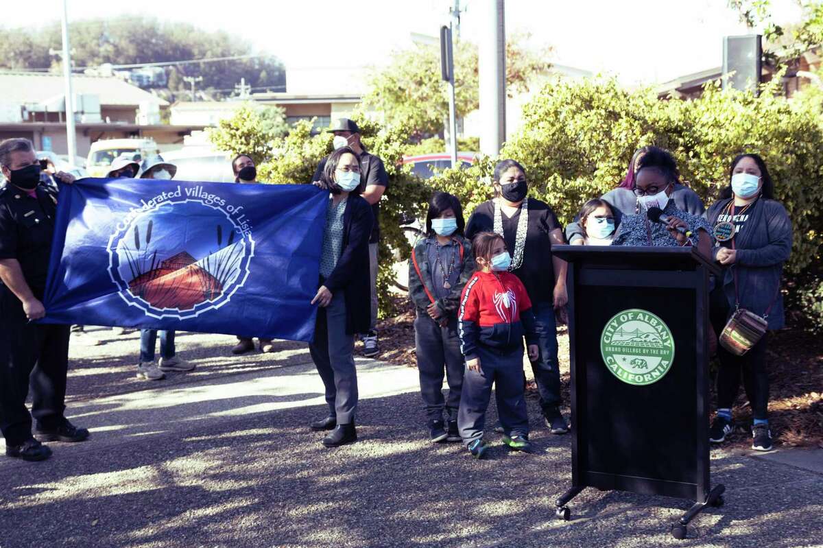 Albany became the first Bay Area city to permanently fly a flag acknowledging the Ohlone, which was created in collaboration with the Confederated Villages of Lisjan.