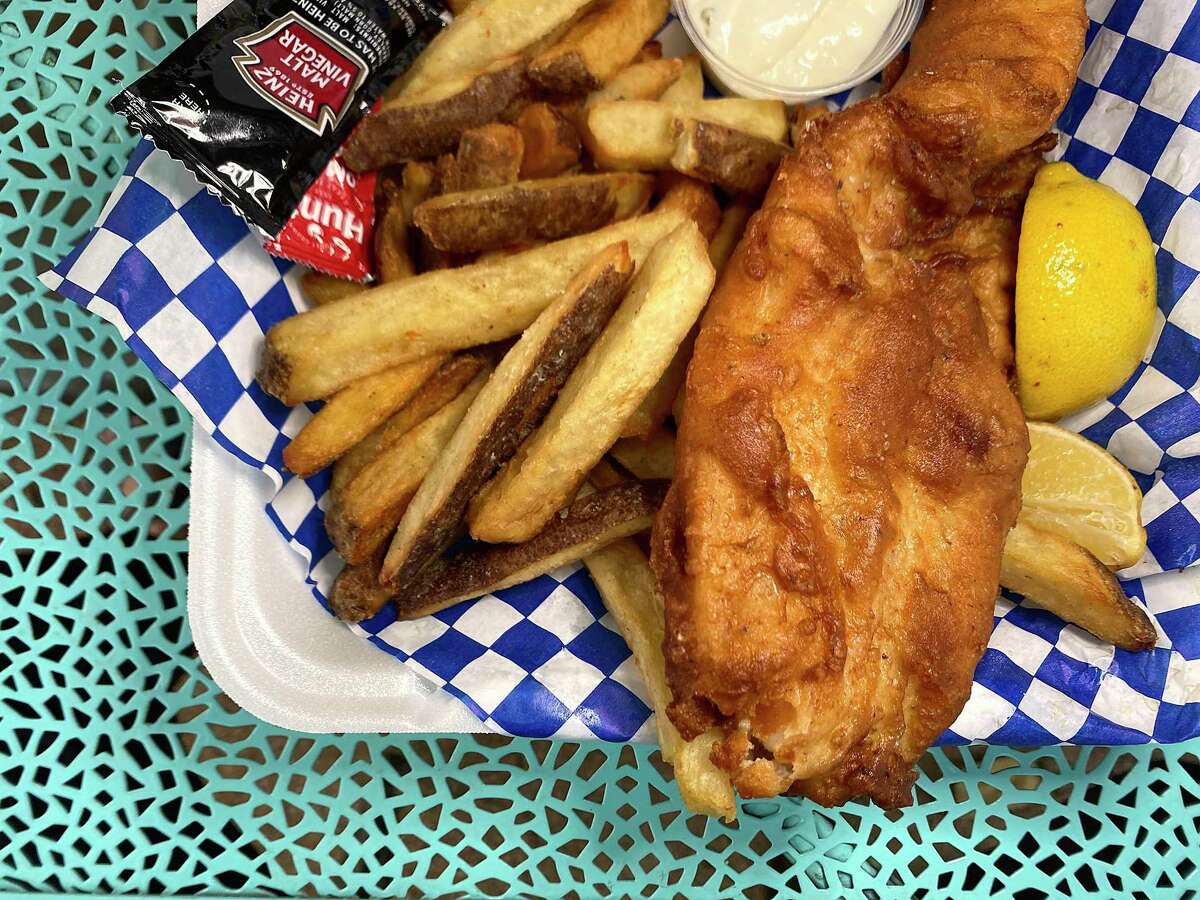 At the San Antonio food truck Rosey's Fish and Chips, the menu is simple: just beer-battered swai and hand-cut russet potatoes.