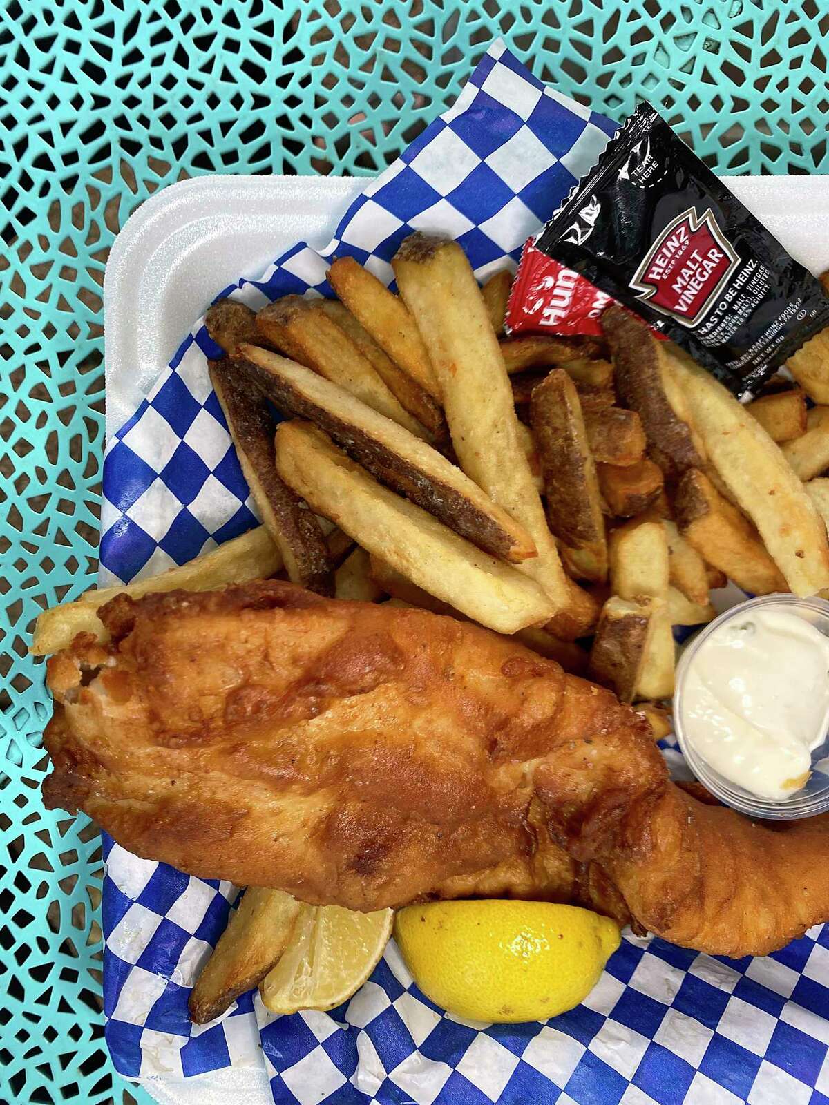 San Antonio food truck Rosey’s Fish and Chips making good fried fish ...