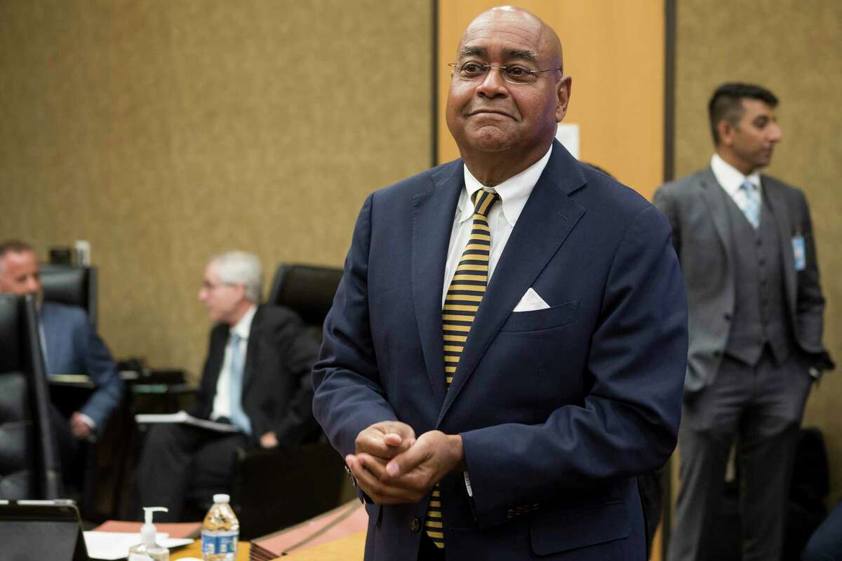 County Commissioner Rodney Ellis during Harris County Commissioners Court Tuesday, July 20, 2021 in Houston.