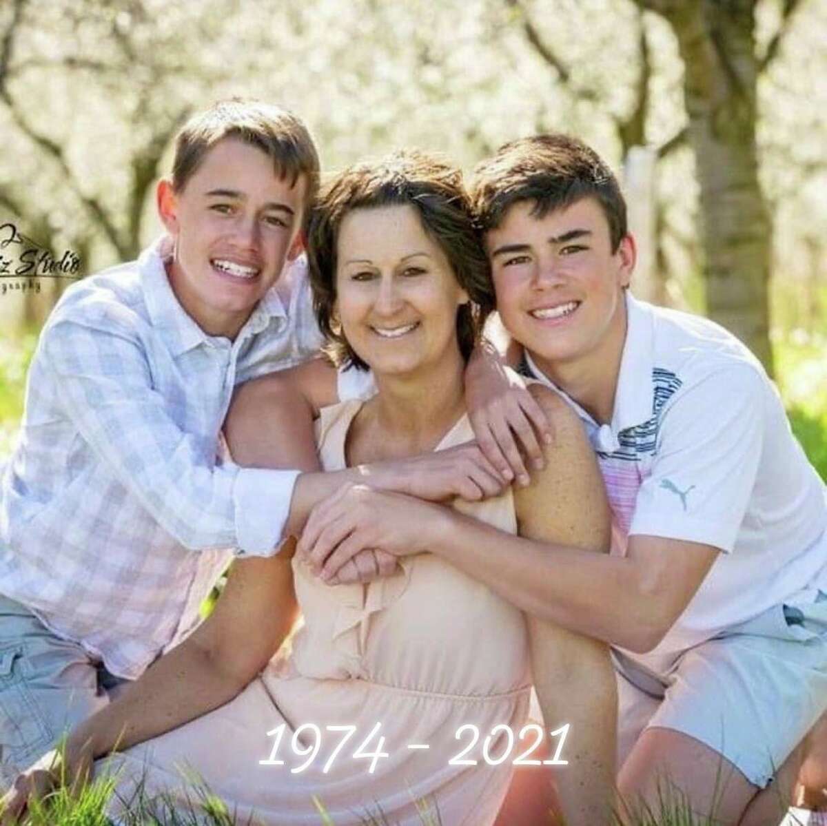 Jessica Scharp is shown with her sons, Jacob and Max Scharp. (Courtesy photo)