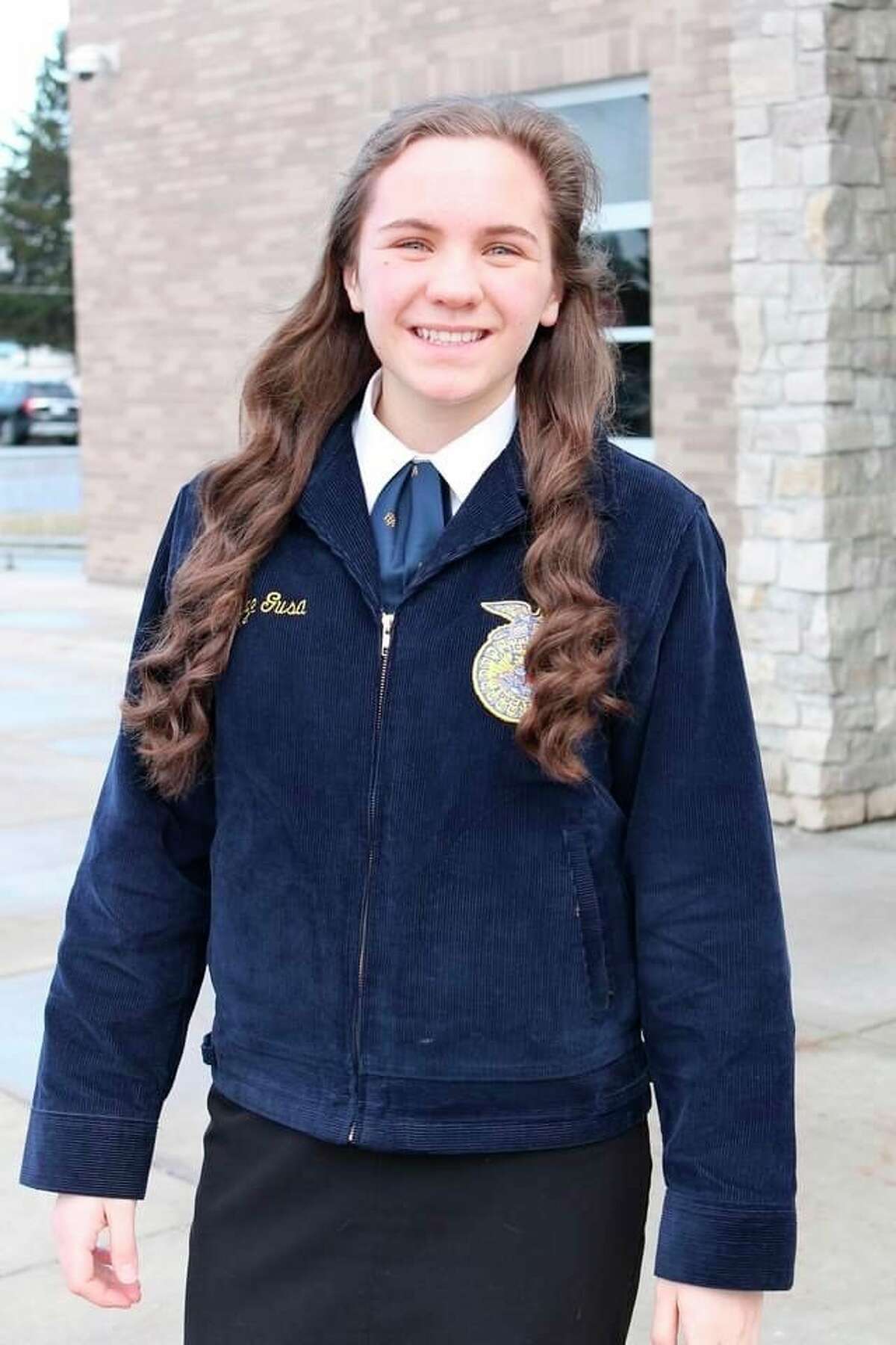 Ubly student Maze Gusa will be competing at a public speaking competition at the National FFA Convention in Indianapolis on Oct. 28. She is the second student from Ubly schools to compete at the national level. (Ubly Community Schools/Courtesy Photo)