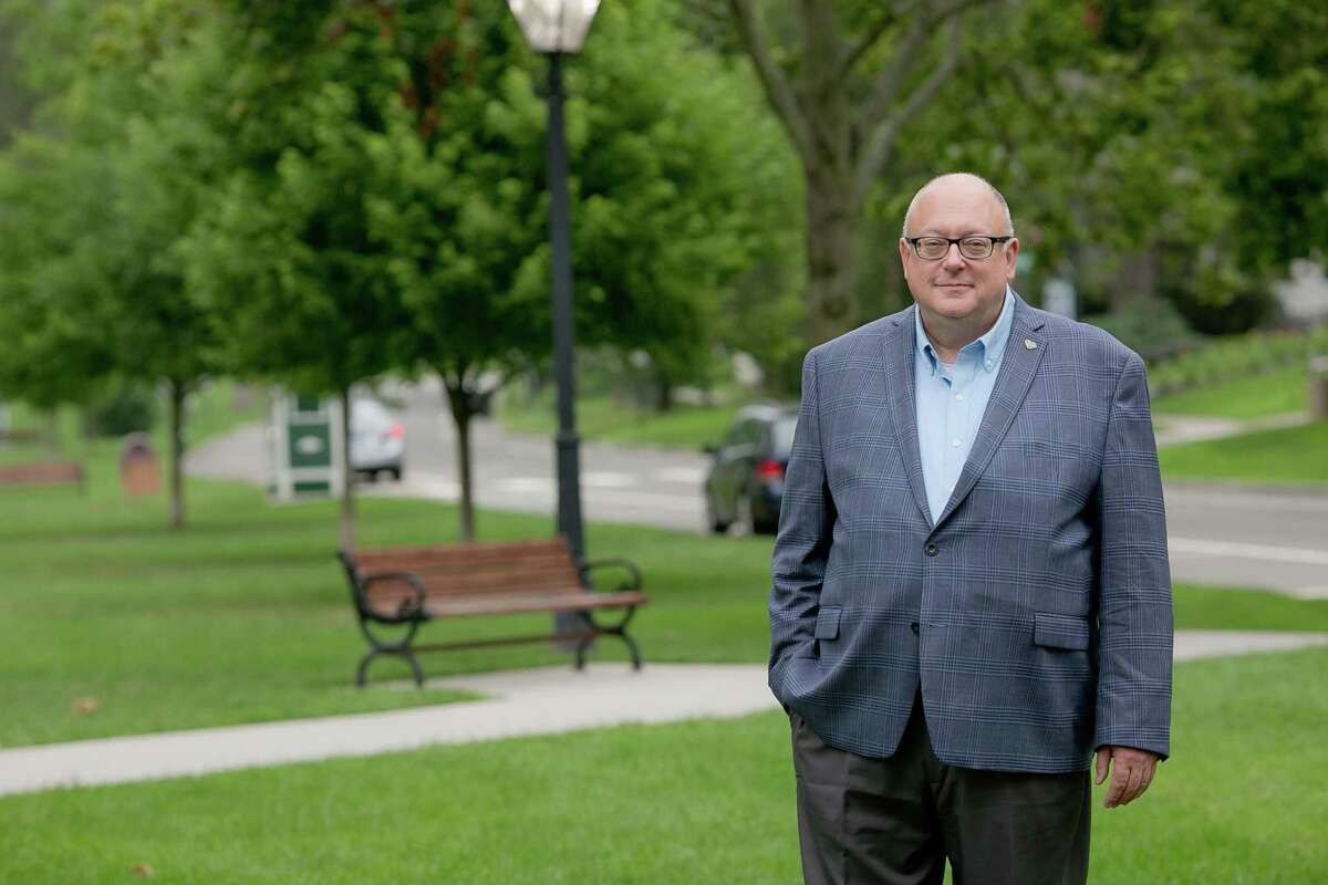 Ted Hine, running for mayor of New Milford