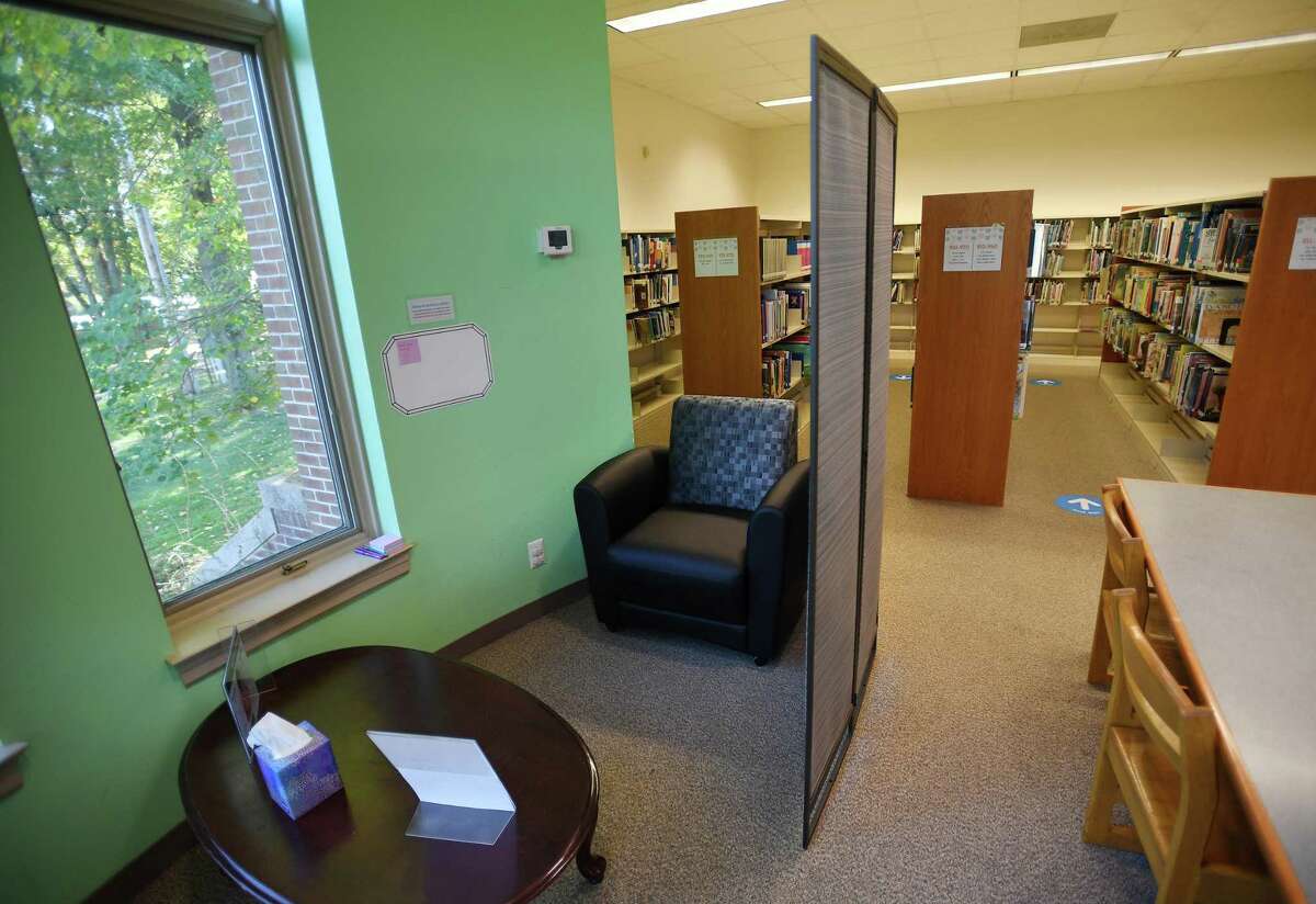 The new Nursing Nook in the children's department at the Trumbull Library in Trumbull, Conn. on Wednesday, October 20, 2021.