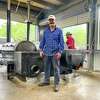 Owner/Pitmaster Blue Broussard at 1701 Barbecue in Beaumont