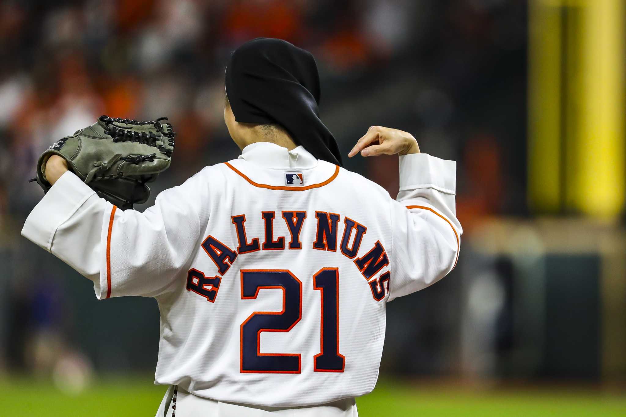 Shiner nun who threw out first pitch during ALCS picks Astros in 7