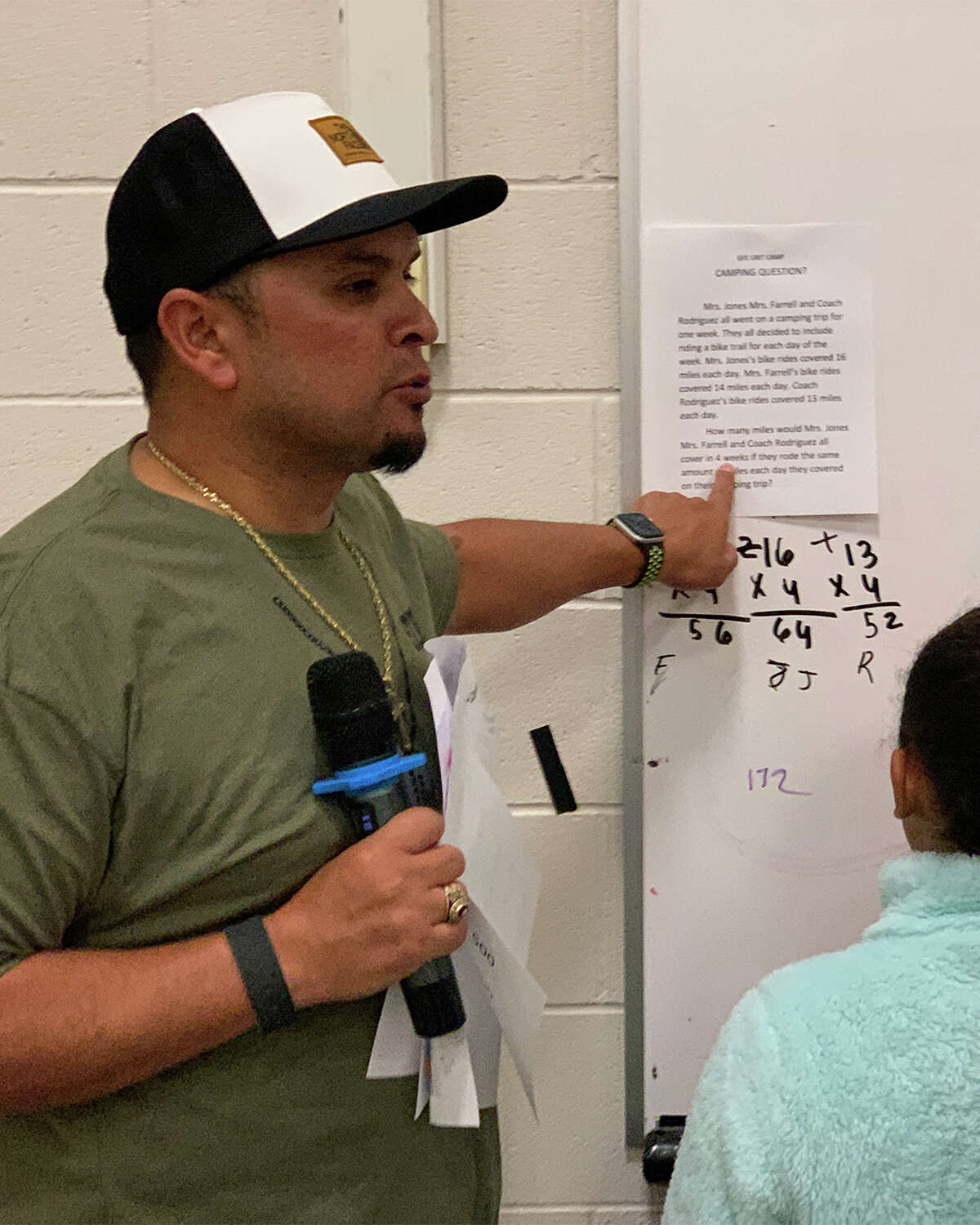 Students participate in learning activities during intersession week at Franks Elementary on Monday. Franks' camping theme featured fun learning spaces and interactive activities. 
