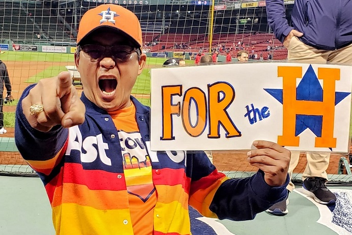 Superfan follows Astros to every playoff game since 2015 including