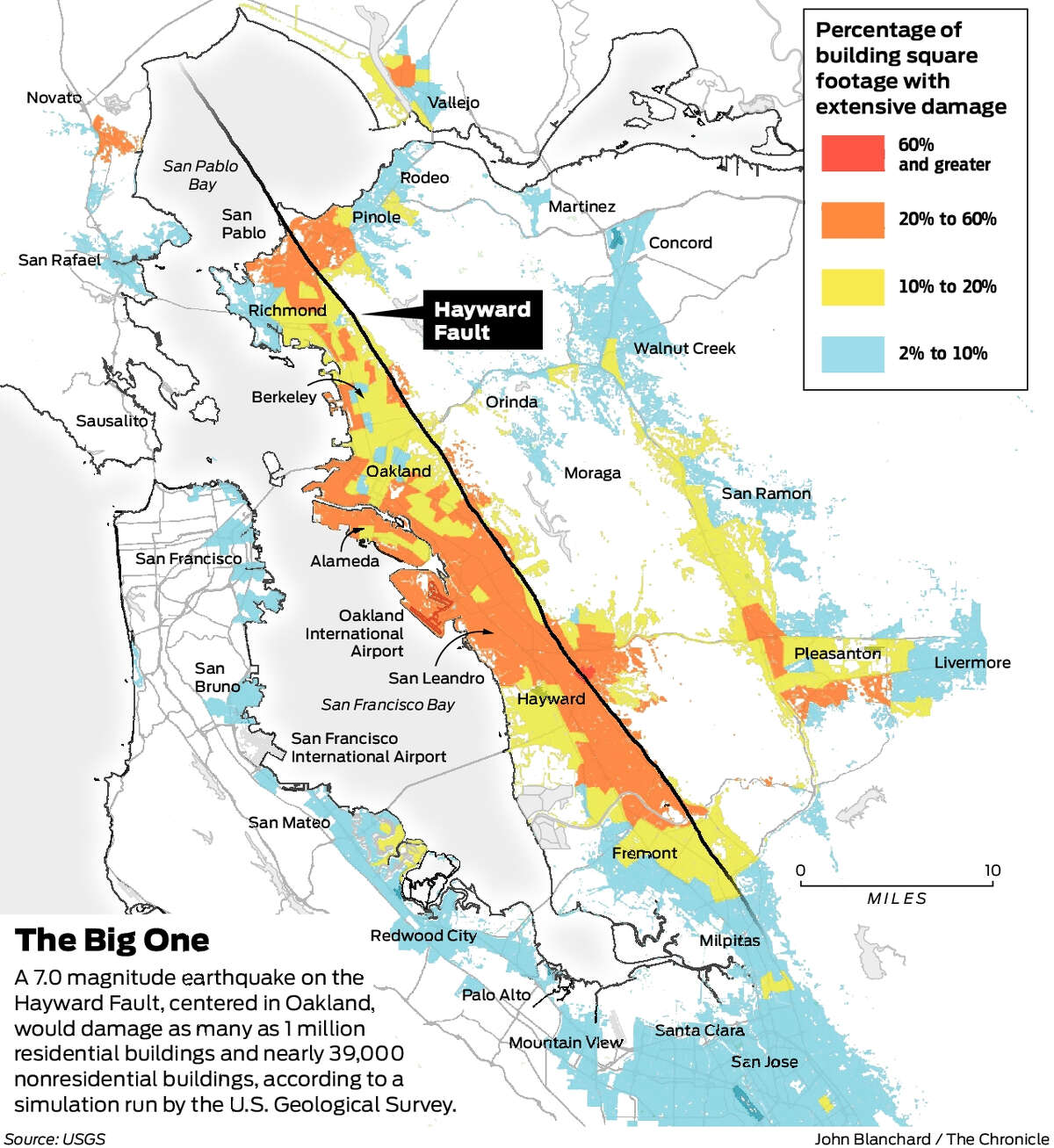 Hayward Fault Line Map San Francisco Earthquakes' Went Viral Because Of A Report Detailing The  Worst Case Scenario. Here's What It Says