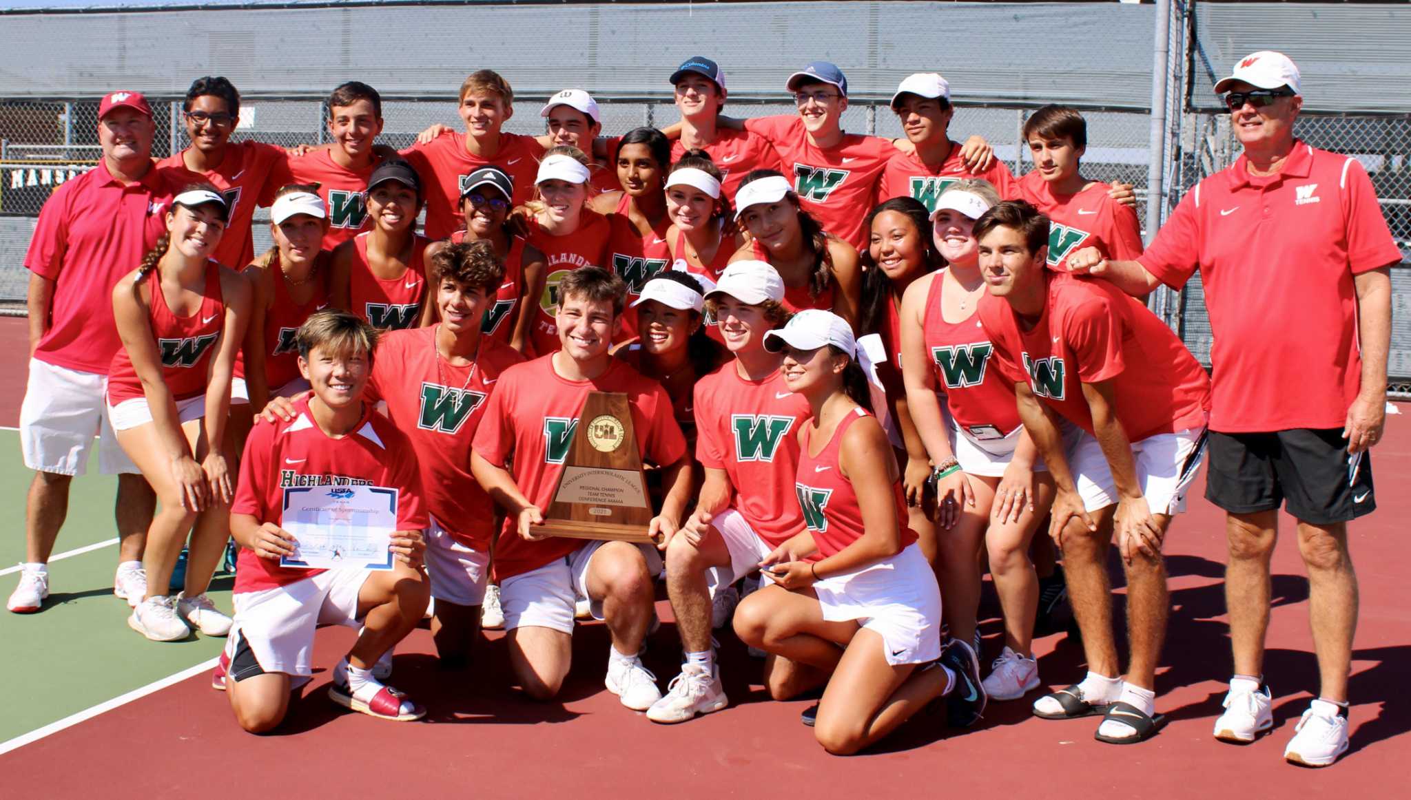 UIL state team tennis pairings, schedule