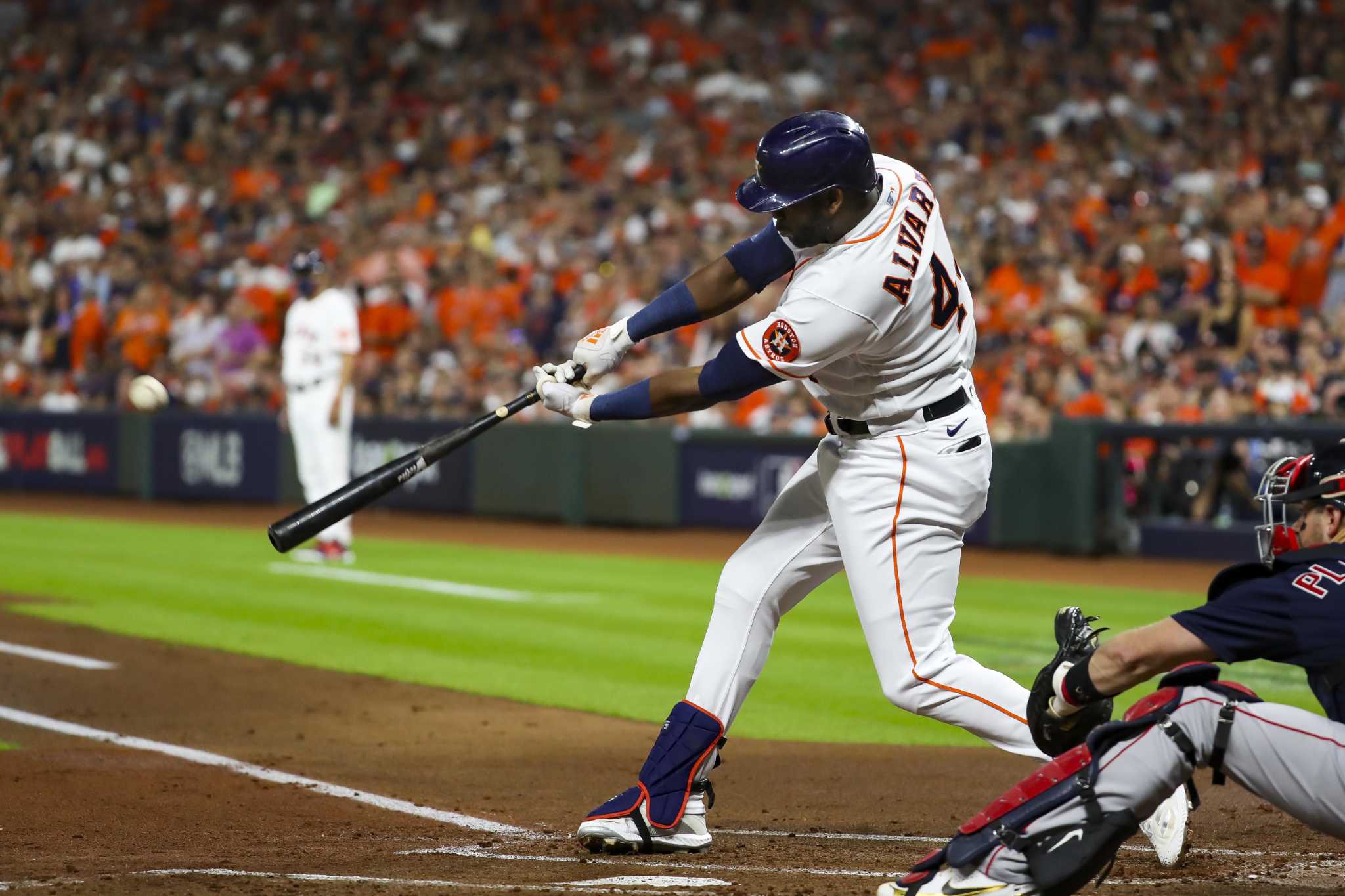 Yordan Alvarez changes Astros' mood, fate with one swing in Game 1 of ALDS