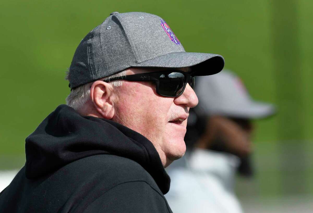UAlbany football coach Greg Gattuso is 34-48 over eight seasons with the Danes.