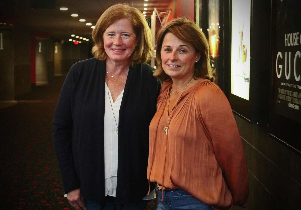 Greenwich residents Michelle Howe, left, and Kerry Anderson moved the Morning Movie Club to Stamford’s Majestic Theater after the Greenwich cinema closed. The club, which screens films once a month from October to May, also has a chapter in Norwalk.