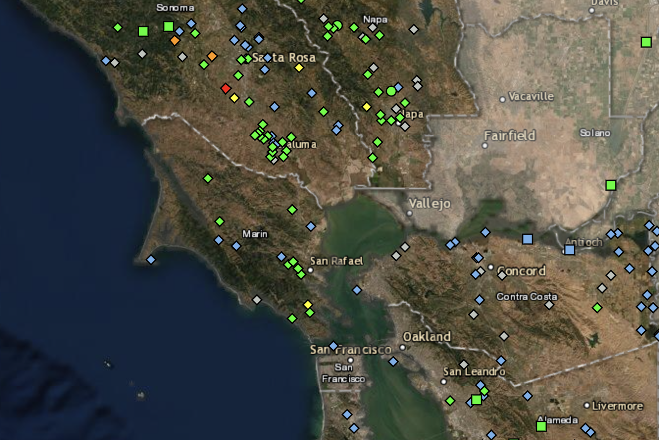 Here's where you can track where it's flooding in the Bay Area right now