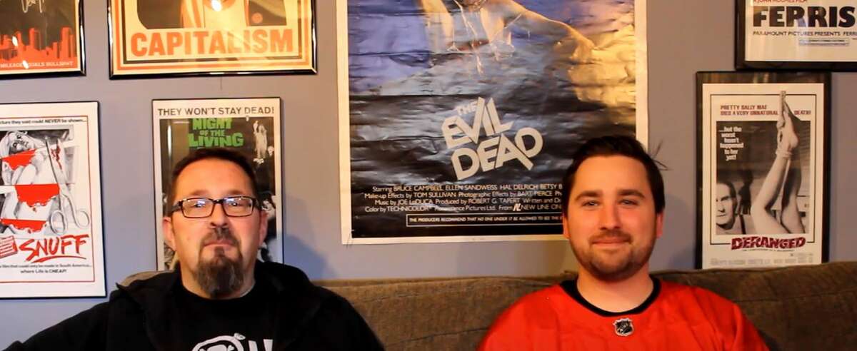 Midlanders Mark Ginter, left, and Brandon Guiles recently produced their first feature-length film, "All My Friends Are Dead."