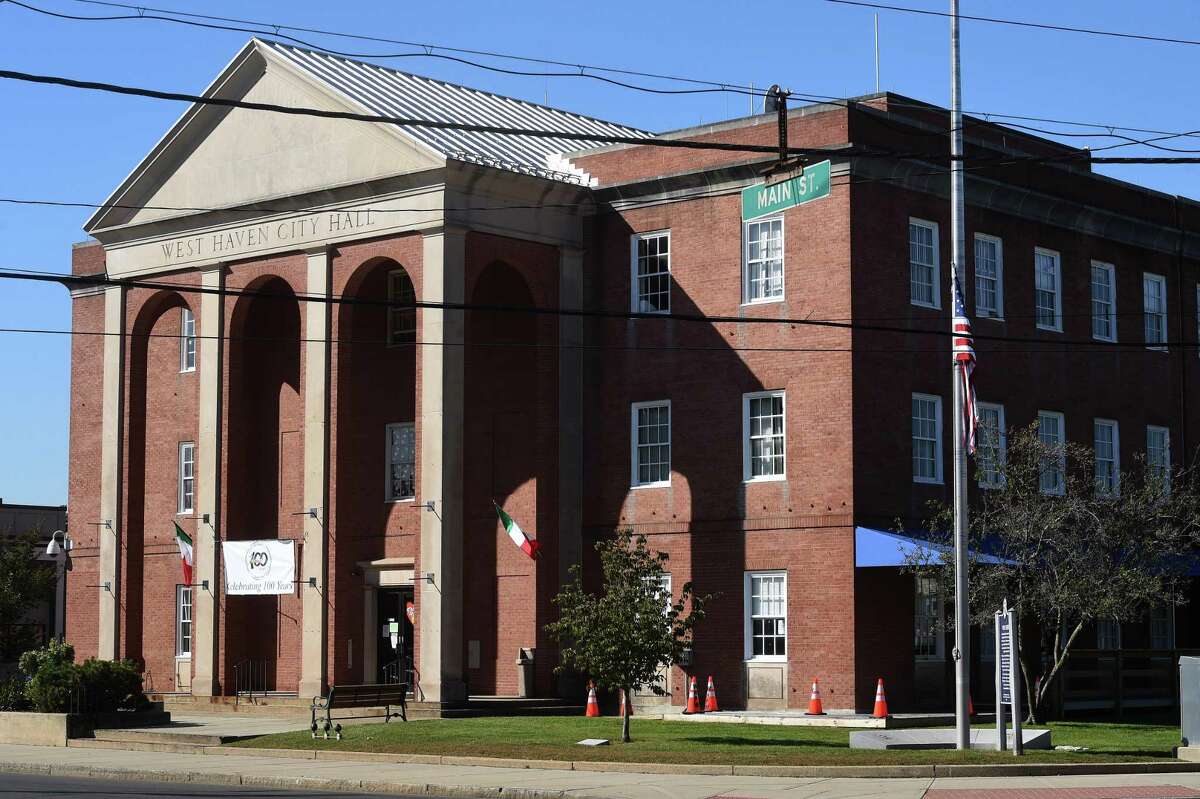 West Haven City Hall photographed, 2021.