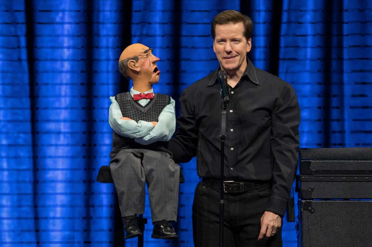 Comedian/ventriloquist Jeff Dunham performs onstage during the 'Passively Aggressive Tour' at the Frank Erwin Center on February 15, 2019, in Austin.