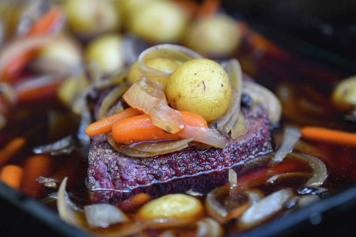 The best beef roast cut for the perfect pot roast is top round