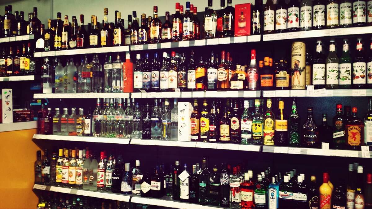 FILE: Some brands of liquor are getting harder to find in stores, bars and restaurants across the country due to supply-chain issues. 